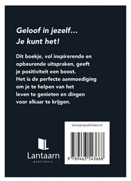 Lantaarn Boek You Can Do It