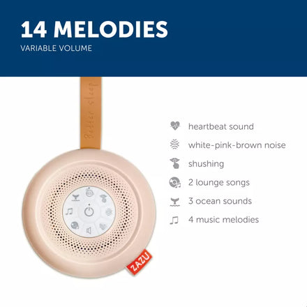 Zazu Oplaadbaar Muziekdoosje Met Huilsensensor | Suzy de Luxe