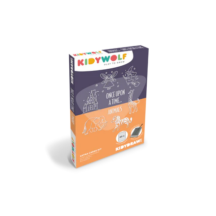 Kidywolf Navulling Voor Kidydraw-Mini Tablet | Once Upon A Time ... Animals