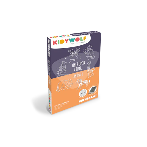 Kidywolf Navulling Voor Kidydraw-Mini Tablet | Once Upon A Time ... Animals