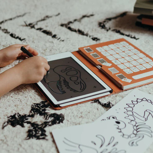 Kidywolf Navulling Voor Kidydraw-Mini Tablet | Galaxy & Dinosaurussen