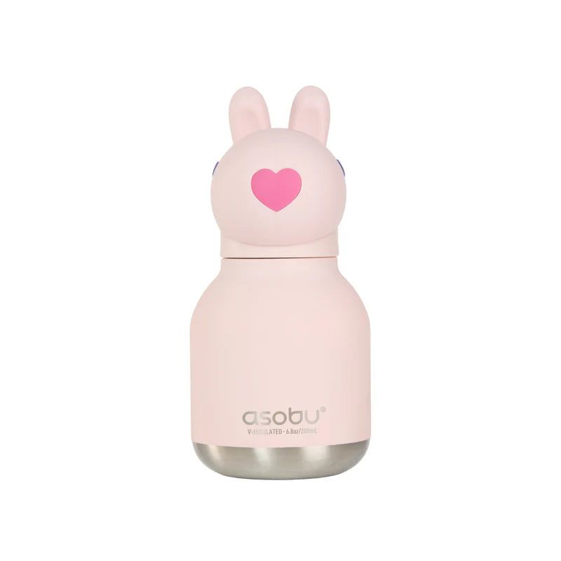 Asobu Mini Bestie Drinkfle Sleutelhanger 200ml | Konijn