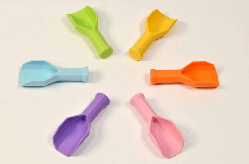 SensoryFun Pastel Schepjes | Set van 6