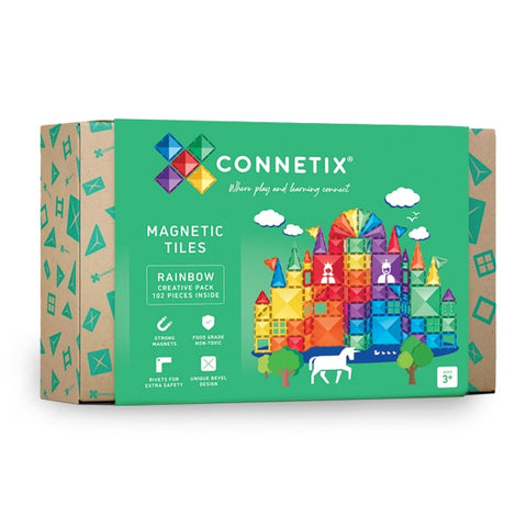 Connetix Tiles Rainbow Creative Pack EU I 102 Stuks