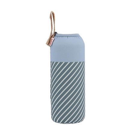 * Tutete Drinkfles Cover Thermisch | Blauw Strepen