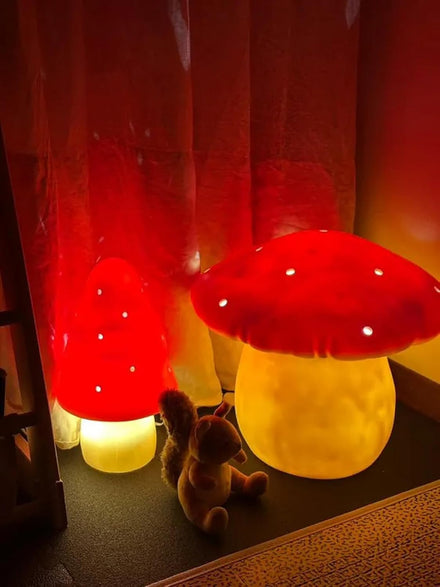 Egmont Toys Nachtlamp Mushroom Medium Rood 20cm
