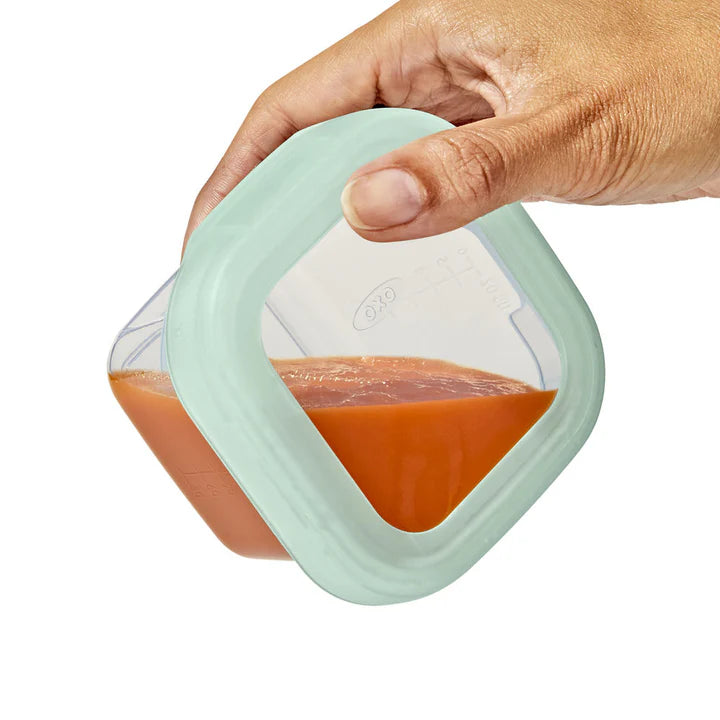 OXO Tot Vierdelige Set Diepvriesdoosjes Plastic 4x180ml | Opal