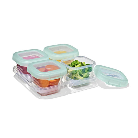 OXO Tot Vierdelige Set Diepvriesdoosjes Plastic 4x180ml | Opal