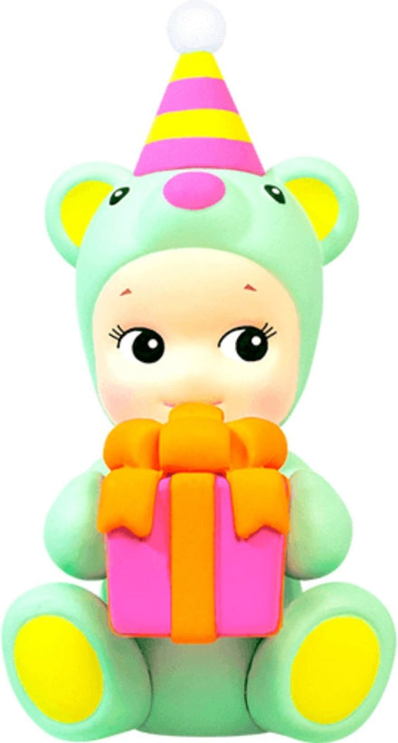 Sonny Angel Gelukspopje Happy Birthday Gift Bear | 1 stuk