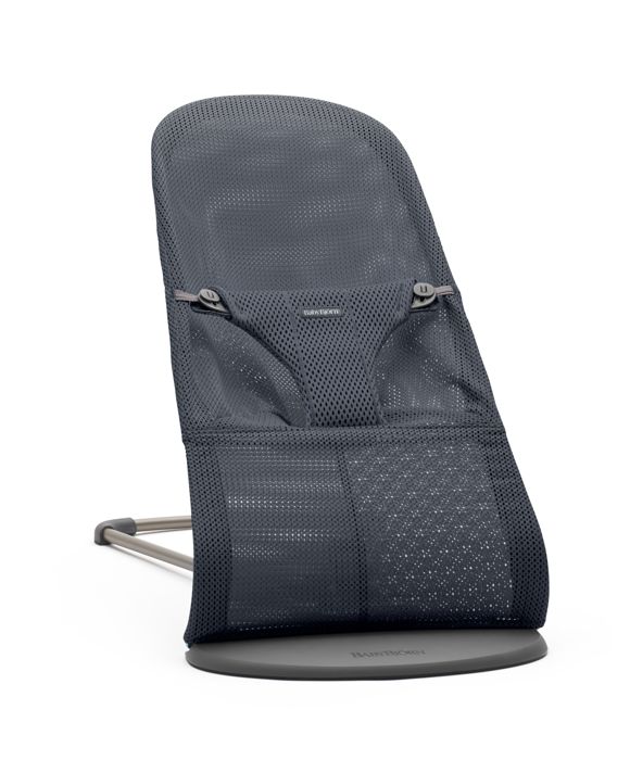 * Babybjörn Wipstoeltje Balance Soft Mesh Baby Bouncer | Donkergrijs