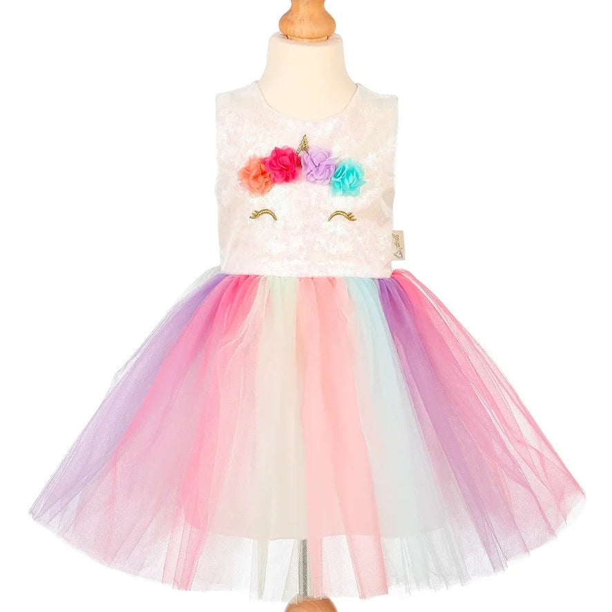 Eenhoorn jurk, 2Y 92cm