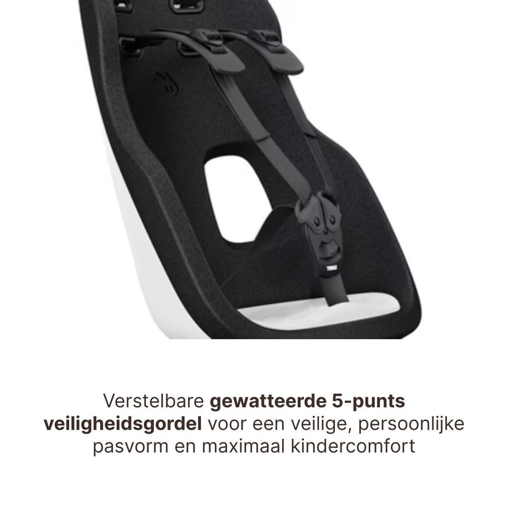 Thule Yepp Nexxt 2 Maxi Fietsstoel Achterop Frame Montage I Snow White