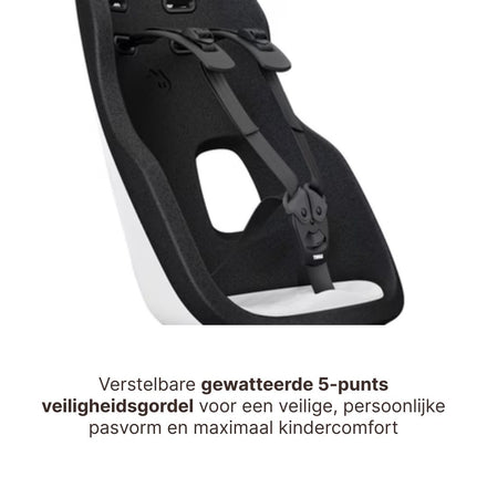 Thule Yepp Nexxt 2 Maxi Fietsstoel Achterop Frame Montage I Snow White