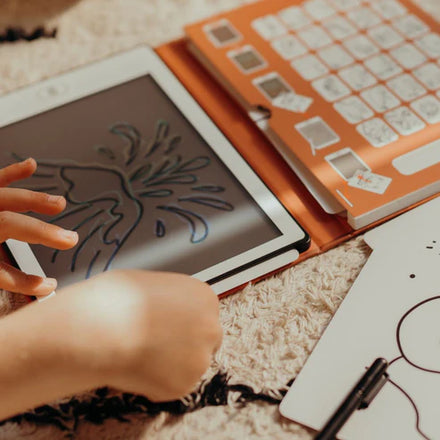 Kidywolf Navulling Voor Kidydraw-Mini Tablet | Galaxy & Dinosaurussen