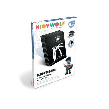 * Kidywolf Refill Pack Voor Kidyneon: 3 Designs – Sport