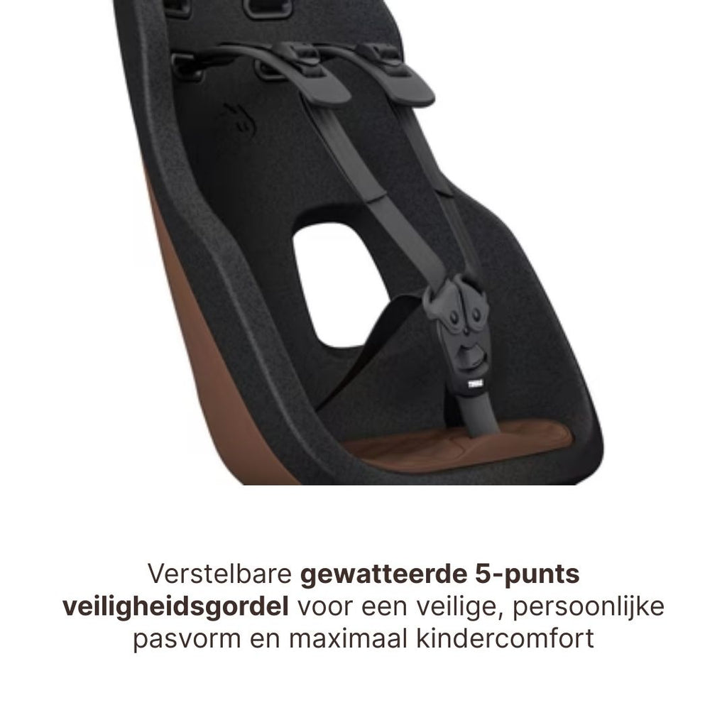 Thule Yepp Nexxt 2 Maxi Fietsstoel Achterop Frame Montage I Chocolate Brown