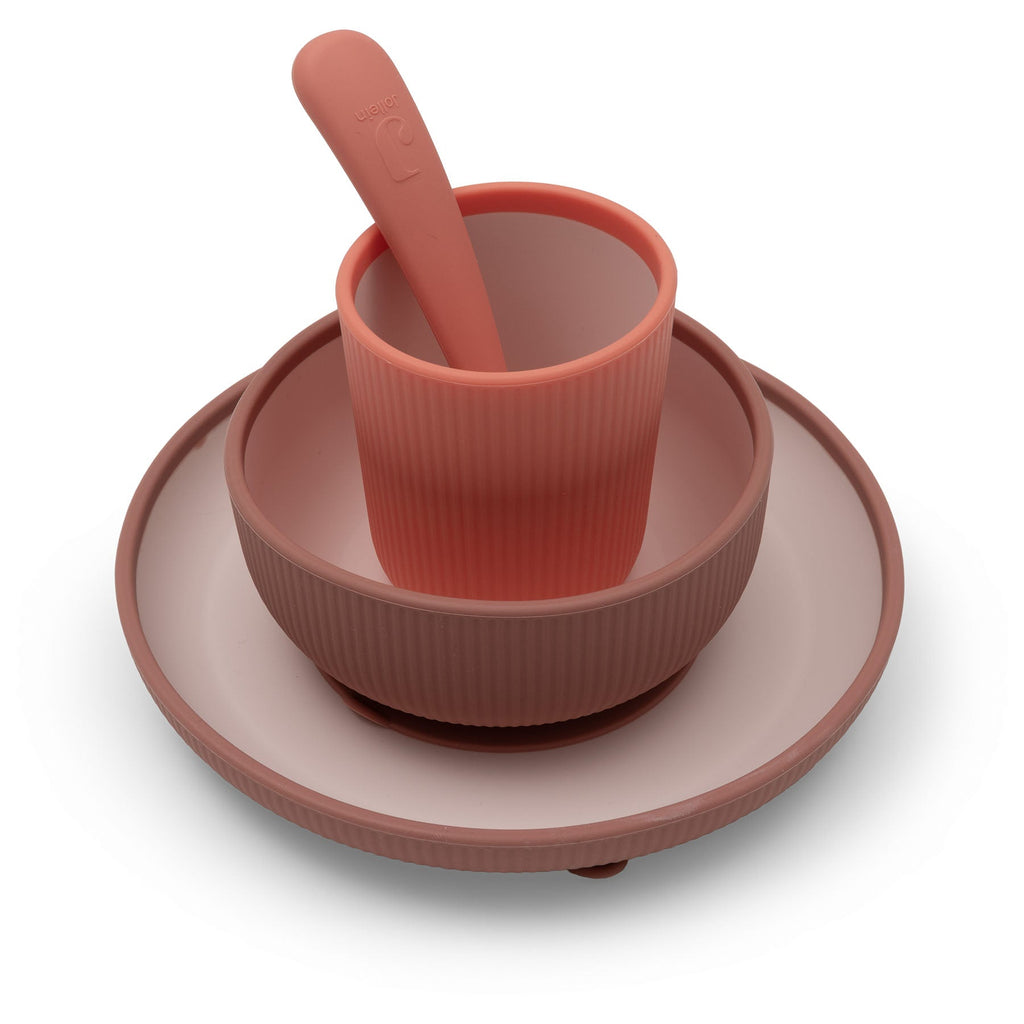 Jollein Kinderserviesset Siliconen | Blush Shades