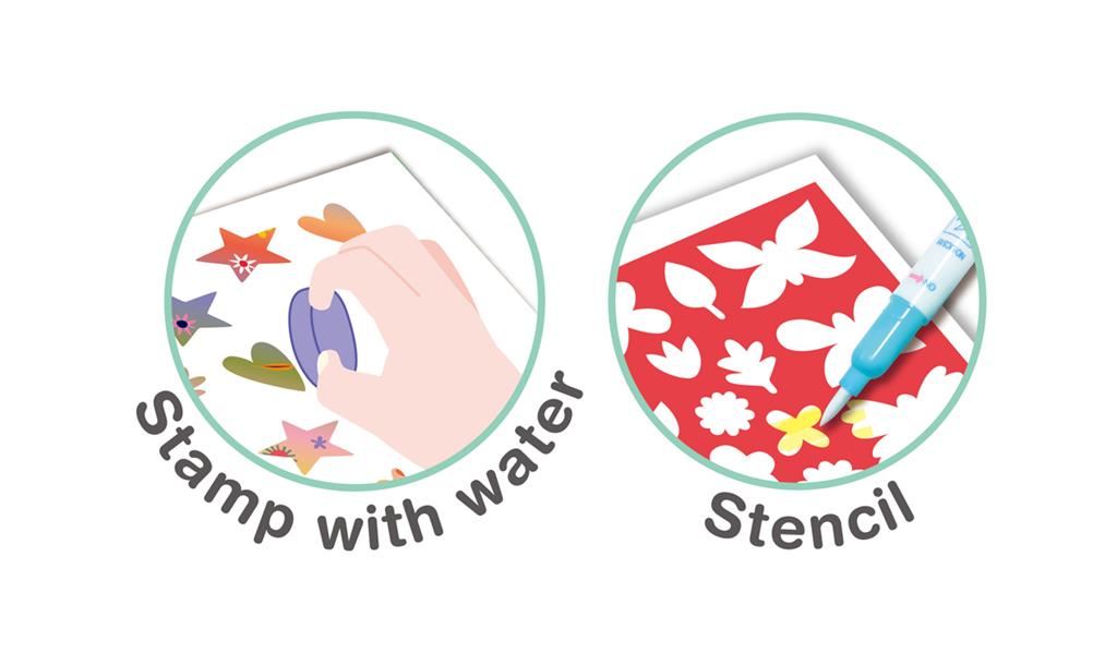 Avenir Magisch Waterschilderen Book Medium / Sprookjes 30X29,5X2cm 8