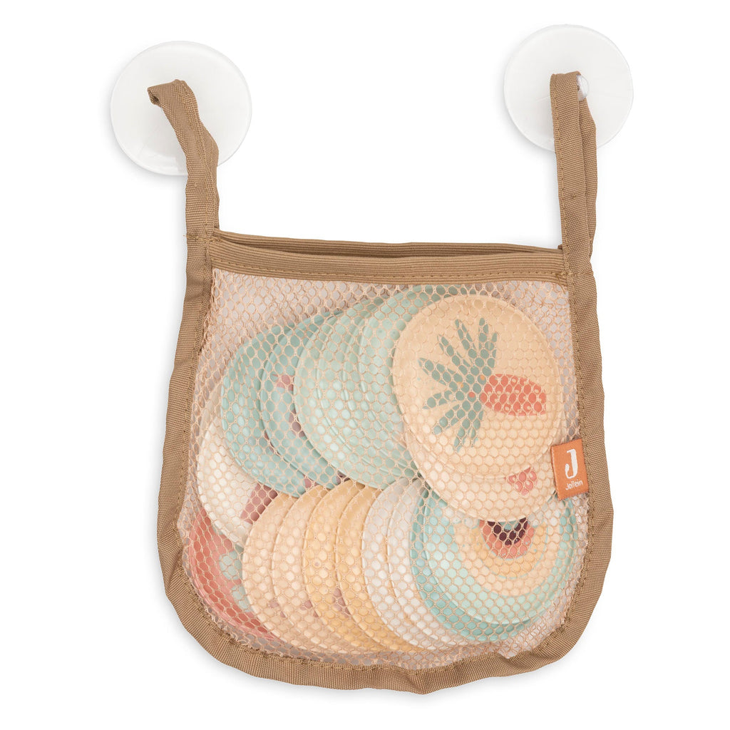 Jollein badmemory Kangaroots met zachte foam kaartjes van 27x15 cm, De Gele Flamingo
