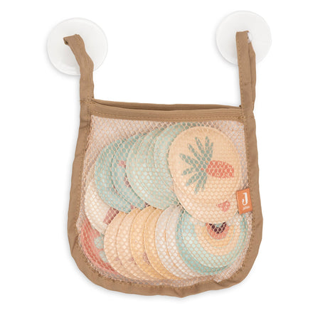 Jollein badmemory Kangaroots met zachte foam kaartjes van 27x15 cm, De Gele Flamingo