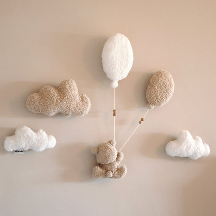 Little Loua Teddy Bouclé Wanddecoratie Big | 6 stuks