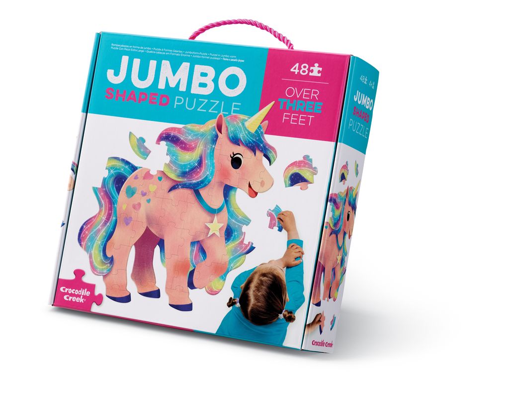 Crocodile Creek Jumbo Puzzels 48ST | Eenhoorn