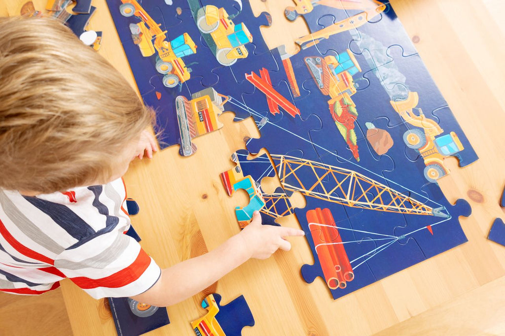 Crocodile Creek Puzzel 36ST | Construction Zone