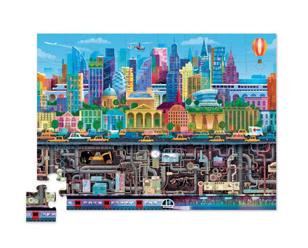 Crocodile Creek Above + Below Puzzels 48ST | Stad