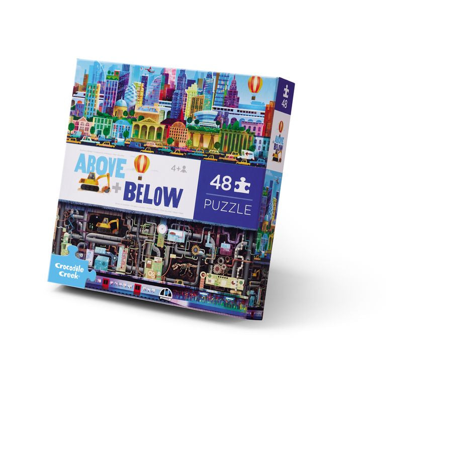 Crocodile Creek Above + Below Puzzels 48ST | Stad