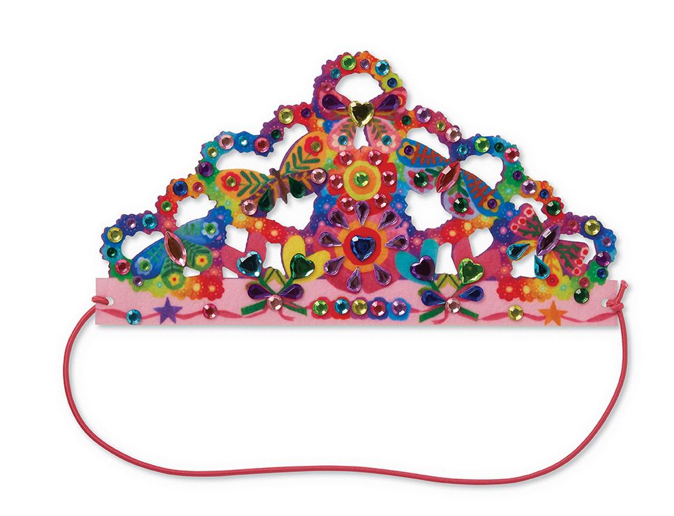 Crocodile Creek Creativity | Jewel Art Poster | Eenhoorn & Bloemen