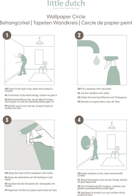 * Little Dutch Behangcirkel Forest Wonders | Forest Friends