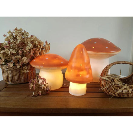 Egmont Toys Nachtlamp Mushroom Medium Mokka 20cm