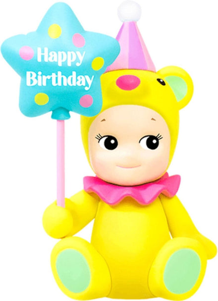 Sonny Angel Gelukspopje Happy Birthday Gift Bear | 1 stuk