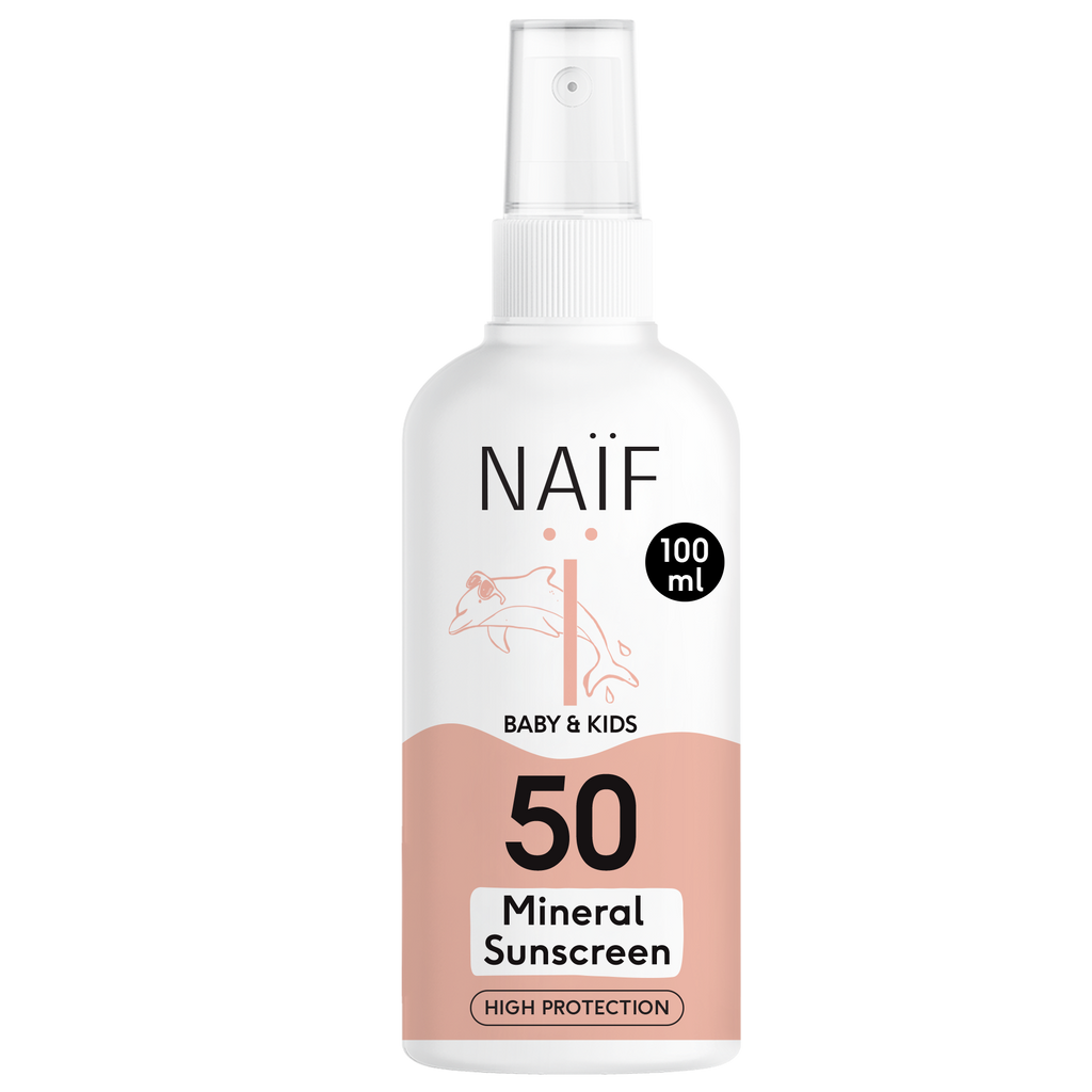 Naïf Zonnebrand Spray Voor Baby & Kids SPF50 | 100ml
