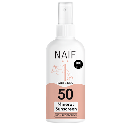 Naïf Zonnebrand Spray Voor Baby & Kids SPF50 | 100ml