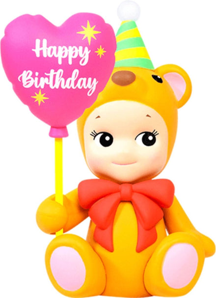 Sonny Angel Gelukspopje Happy Birthday Gift Bear | 1 stuk
