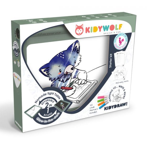 Kidywolf Kidydraw Lichtgevende Tablet Leren Tekenen En Schrijven | Groen