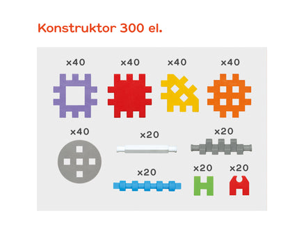 Marioinex Mini Waffle | 300 Pcs Constructor
