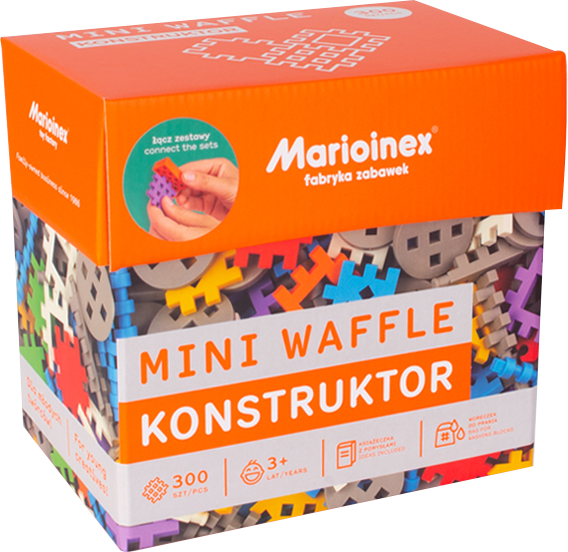 Marioinex Mini Waffle | 300 Pcs Constructor