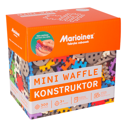 Marioinex Mini Waffle | 300 Pcs Constructor