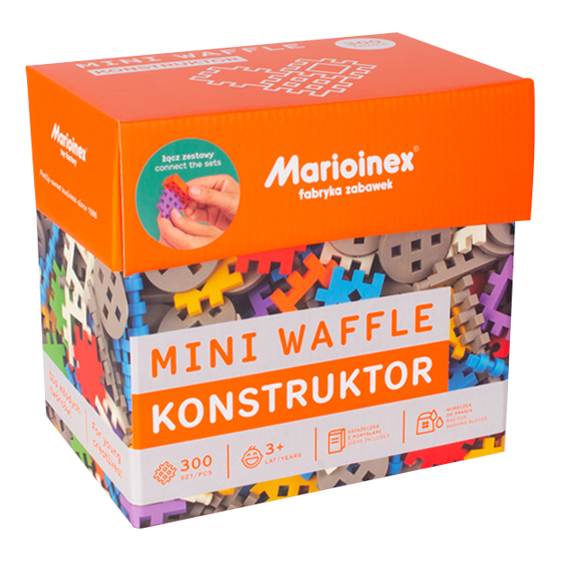Marioinex Mini Waffle | 300 Pcs Constructor