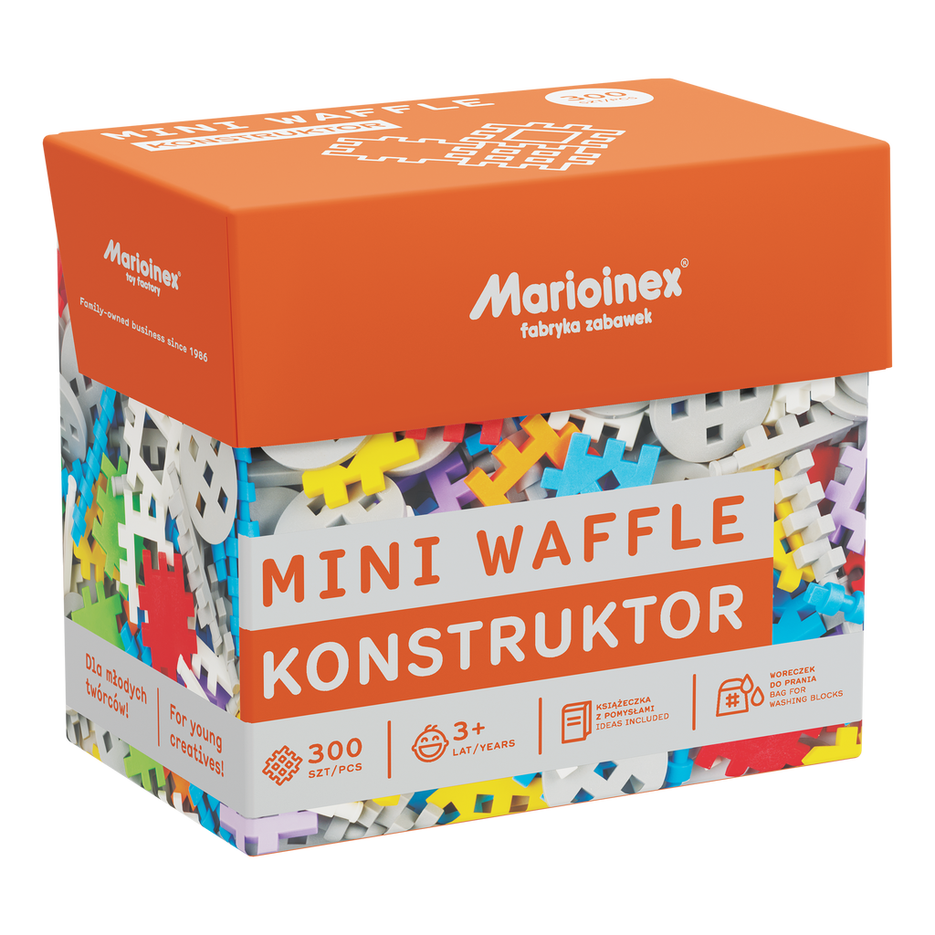 Marioinex Mini Waffle | 300 Pcs Constructor
