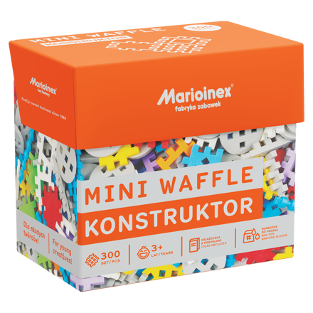 Marioinex Mini Waffle | 300 Pcs Constructor