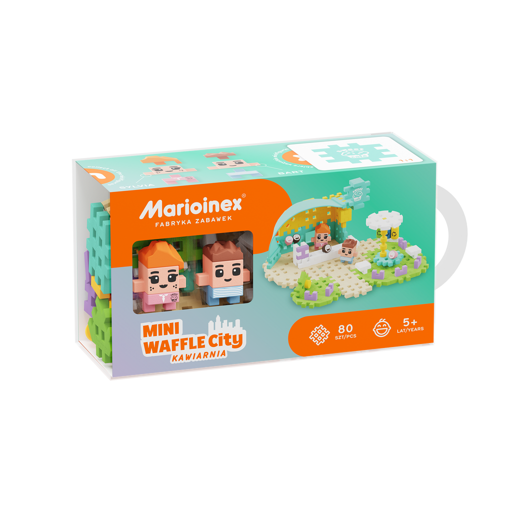 Marioinex Mini Waffle | Café 80 Pcs