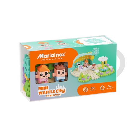 Marioinex Mini Waffle | Café 80 Pcs