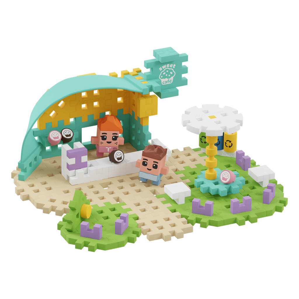 Marioinex Mini Waffle | Café 80 Pcs