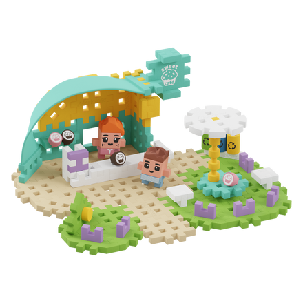 Marioinex Mini Waffle | Café 80 Pcs