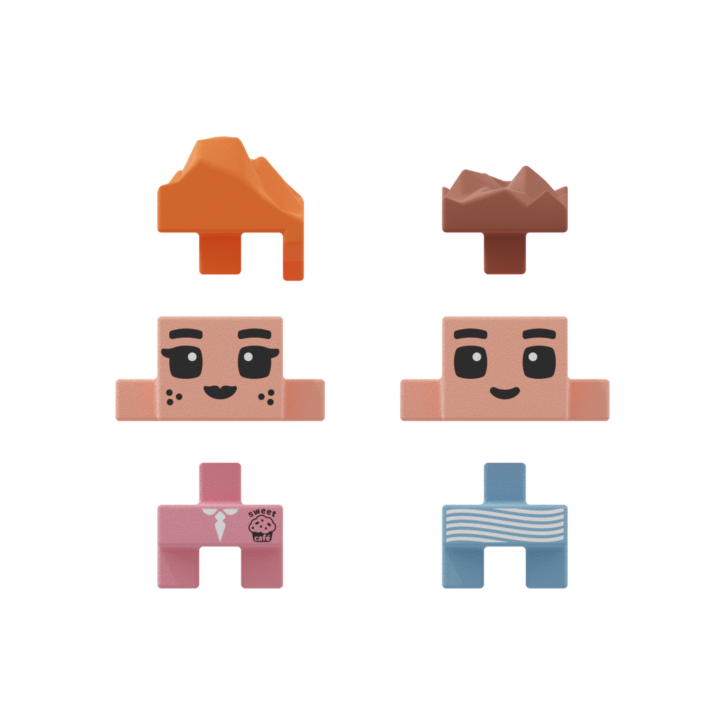 Marioinex Mini Waffle | Café 80 Pcs