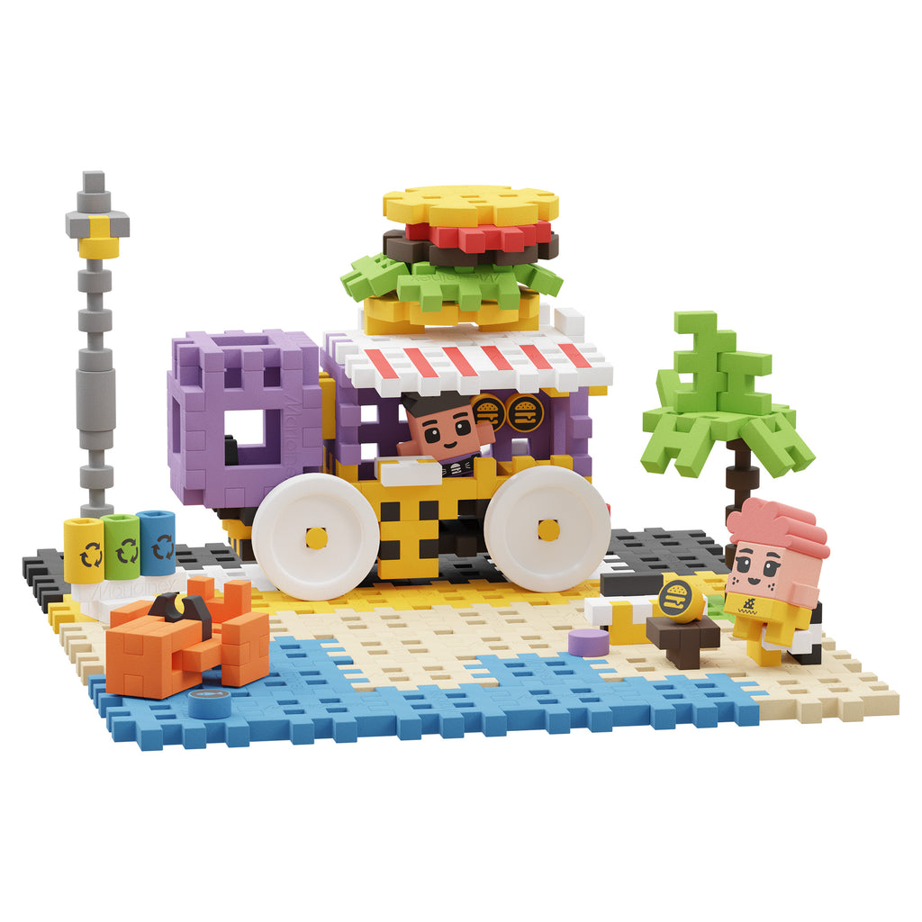 Marioinex Mini Waffle | Food Truck 148 Pcs