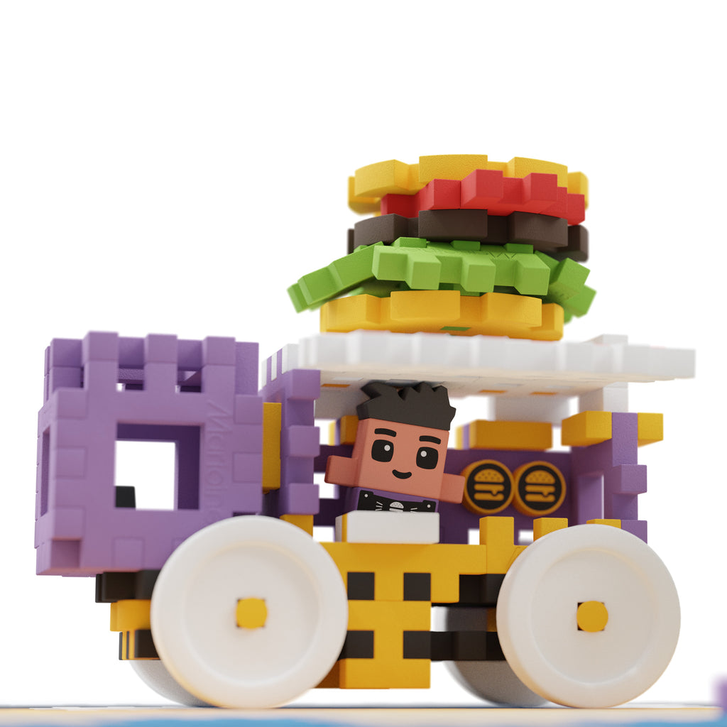 Marioinex Mini Waffle | Food Truck 148 Pcs